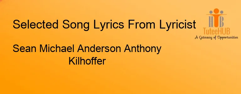 Sean Michael Anderson Anthony Kilhoffer