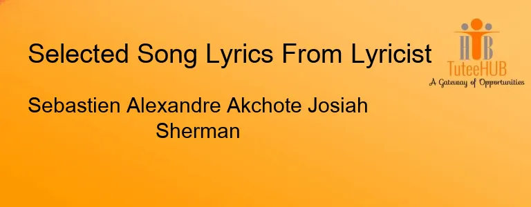 Sebastien Alexandre Akchote Josiah Sherman