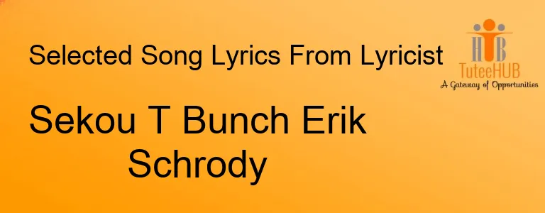 Sekou T Bunch Erik Schrody