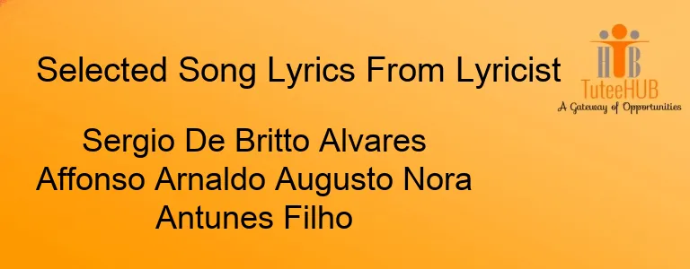 Sergio De Britto Alvares Affonso Arnaldo Augusto Nora Antunes Filho