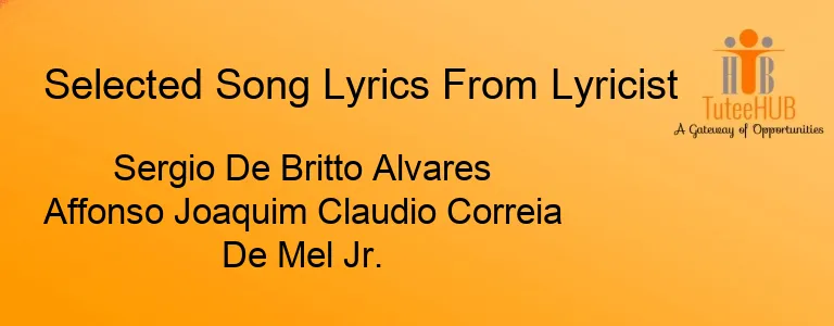 Sergio De Britto Alvares Affonso Joaquim Claudio Correia De Mel Jr.