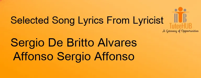 Sergio De Britto Alvares Affonso Sergio Affonso