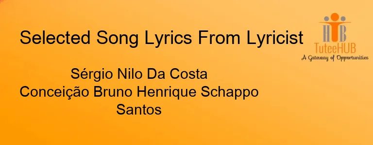 Sérgio Nilo Da Costa Conceição Bruno Henrique Schappo Santos