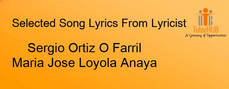 Sergio Ortiz O Farril Maria Jose Loyola Anaya