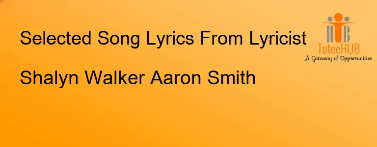 Shalyn Walker Aaron Smith