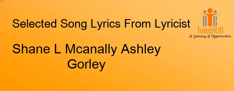 Shane L Mcanally Ashley Gorley