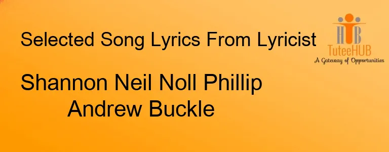 Shannon Neil Noll Phillip Andrew Buckle