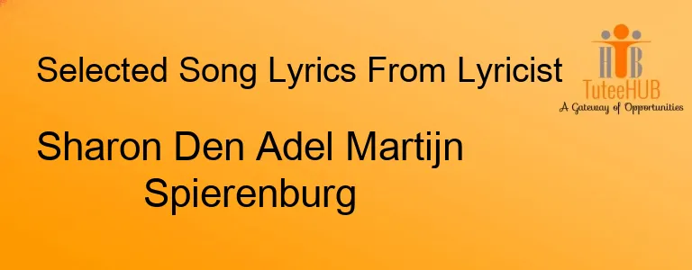 Sharon Den Adel Martijn Spierenburg