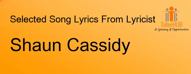 Shaun Cassidy