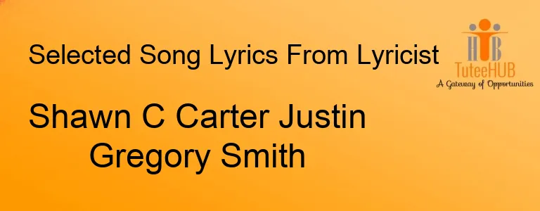 Shawn C Carter Justin Gregory Smith