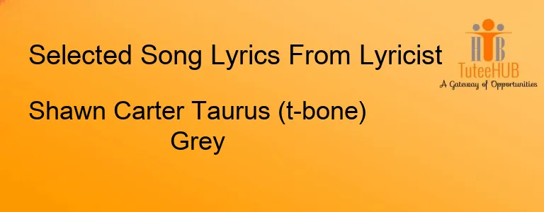 Shawn Carter Taurus (t-bone) Grey