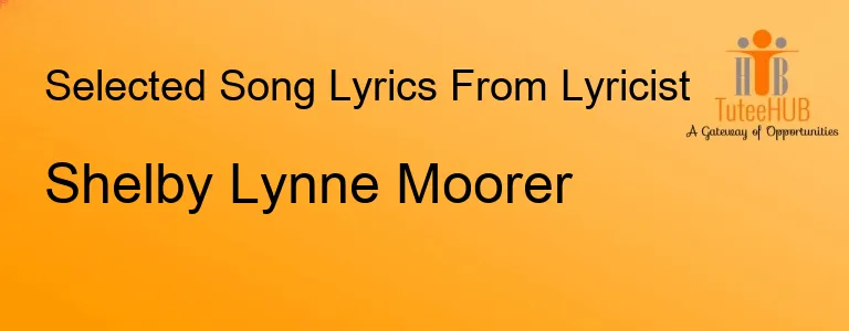 Shelby Lynne Moorer