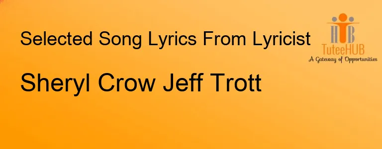 Sheryl Crow Jeff Trott