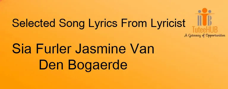Sia Furler Jasmine Van Den Bogaerde