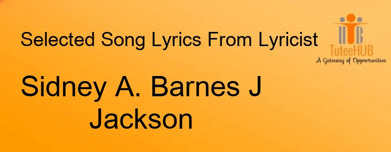 Sidney A. Barnes J Jackson
