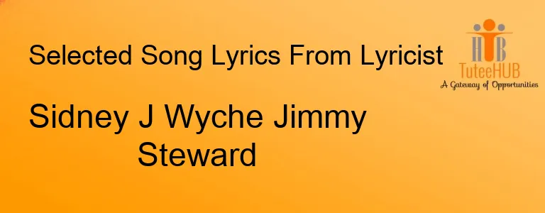 Sidney J Wyche Jimmy Steward