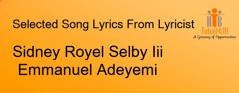 Sidney Royel Selby Iii Emmanuel Adeyemi