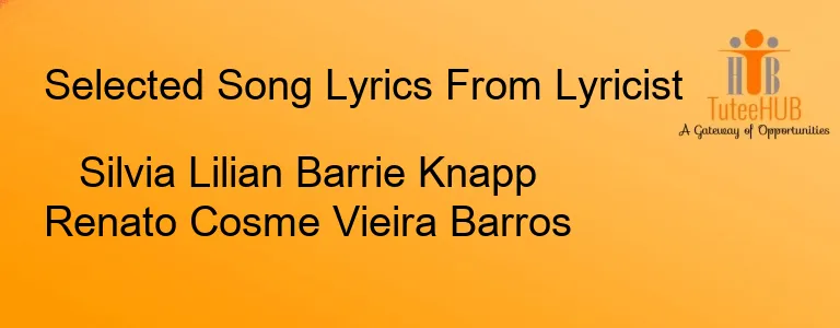 Silvia Lilian Barrie Knapp Renato Cosme Vieira Barros