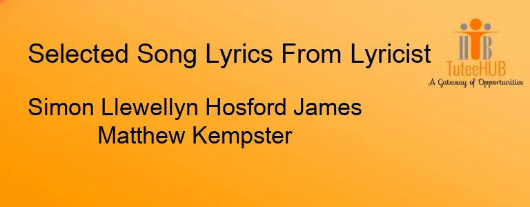 Simon Llewellyn Hosford James Matthew Kempster