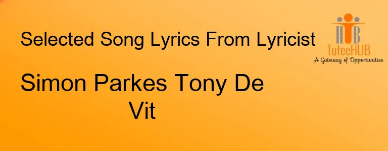 Simon Parkes Tony De Vit