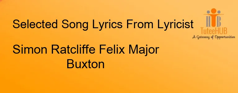 Simon Ratcliffe Felix Major Buxton