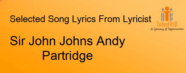Sir John Johns Andy Partridge