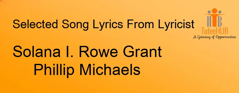 Solana I. Rowe Grant Phillip Michaels