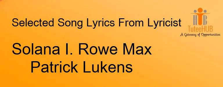 Solana I. Rowe Max Patrick Lukens