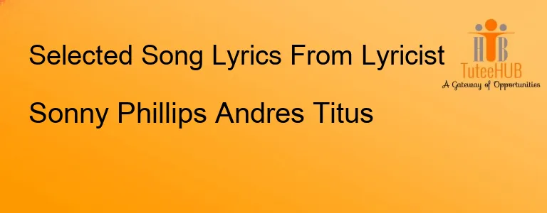 Sonny Phillips Andres Titus