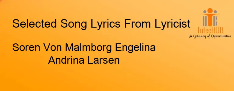 Soren Von Malmborg Engelina Andrina Larsen