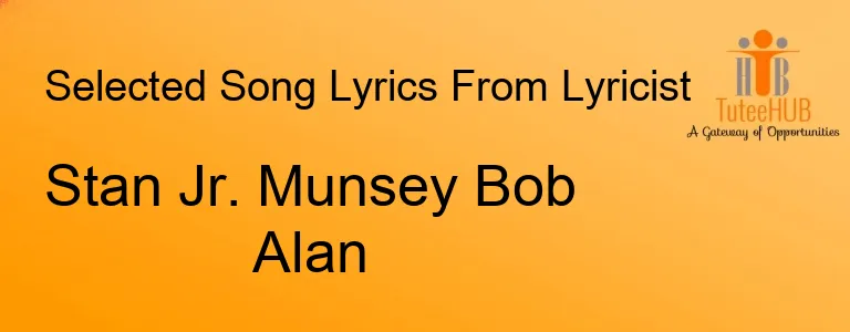 Stan Jr. Munsey Bob Alan