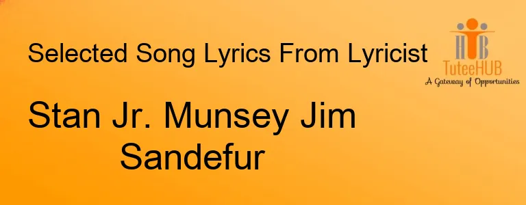 Stan Jr. Munsey Jim Sandefur