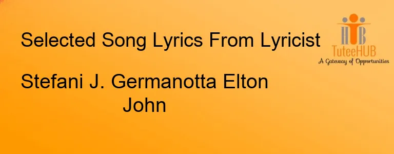 Stefani J. Germanotta Elton John
