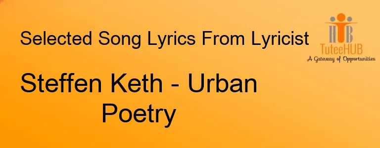 Steffen Keth - Urban Poetry