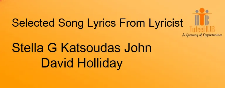 Stella G Katsoudas John David Holliday