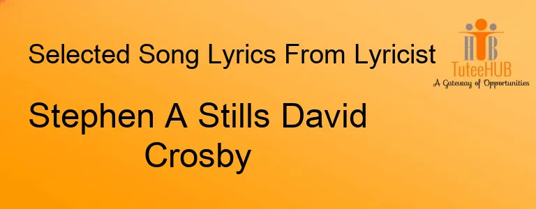 Stephen A Stills David Crosby