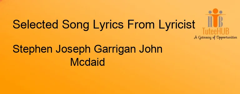 Stephen Joseph Garrigan John Mcdaid