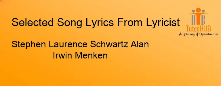 Stephen Laurence Schwartz Alan Irwin Menken