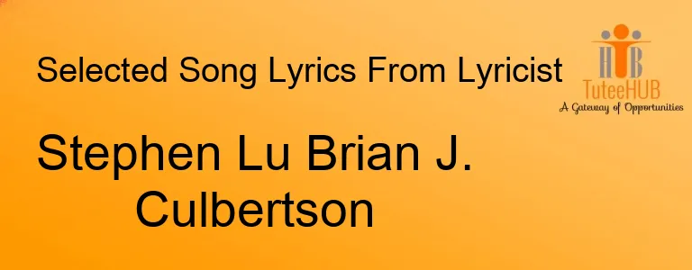 Stephen Lu Brian J. Culbertson