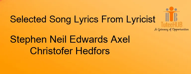 Stephen Neil Edwards Axel Christofer Hedfors