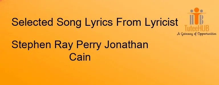 Stephen Ray Perry Jonathan Cain