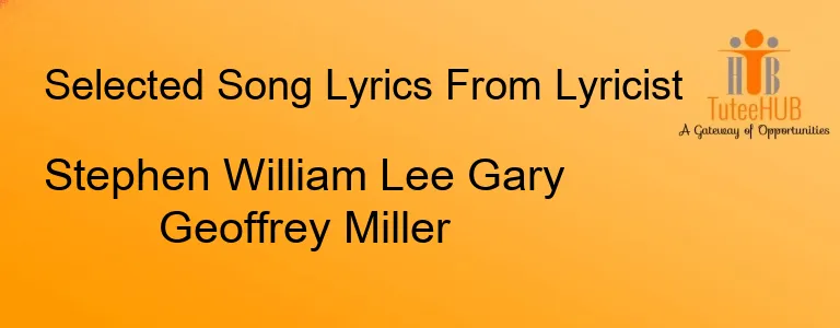 Stephen William Lee Gary Geoffrey Miller