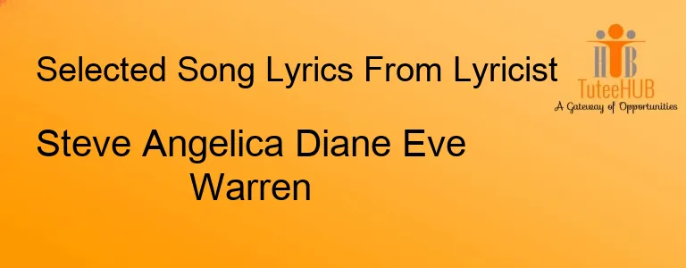 Steve Angelica Diane Eve Warren