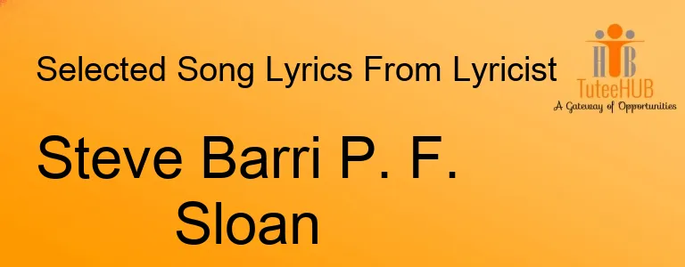 Steve Barri P. F. Sloan