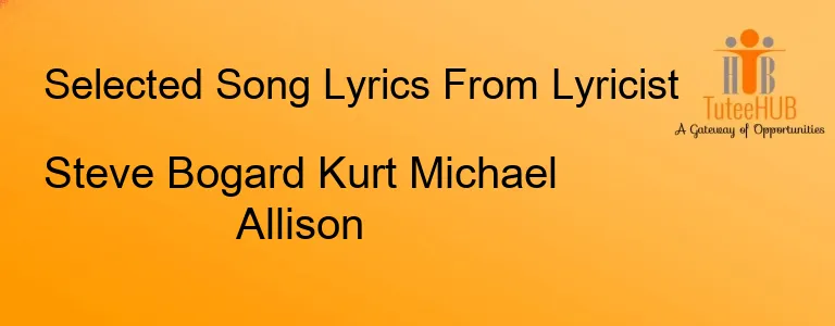 Steve Bogard Kurt Michael Allison