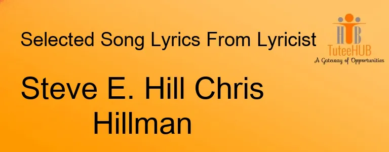 Steve E. Hill Chris Hillman