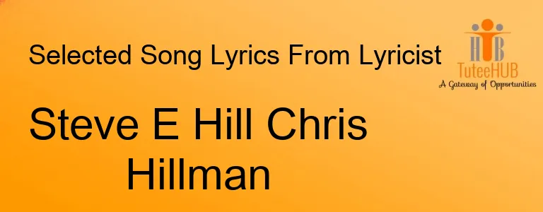 Steve E Hill Chris Hillman