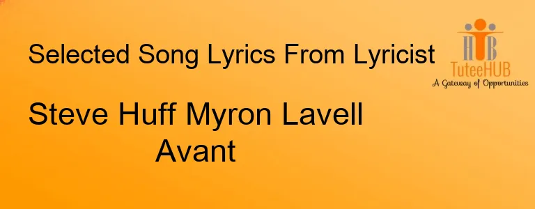 Steve Huff Myron Lavell Avant