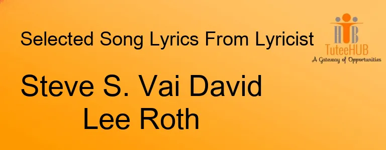 Steve S. Vai David Lee Roth