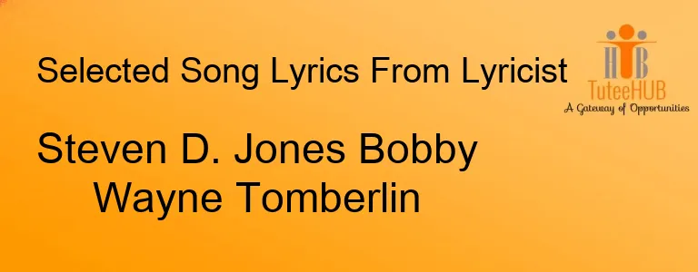 Steven D. Jones Bobby Wayne Tomberlin